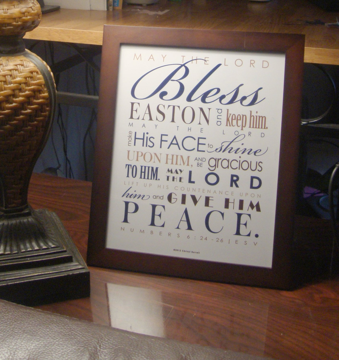 First Communion Gift Ideas For Boys
 Baptism Gift First munion Gift Framed Personalized