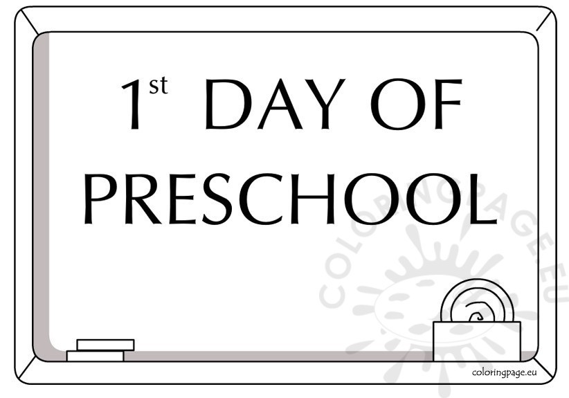 First Day Of Preschool Coloring Sheets
 First Day School Coloring Pages For Preschoolers back
