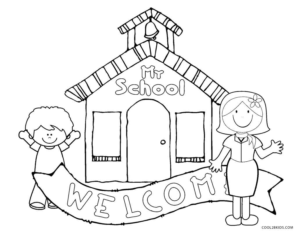 First Day Preschool Coloring Sheets
 Free Printable Kindergarten Coloring Pages For Kids