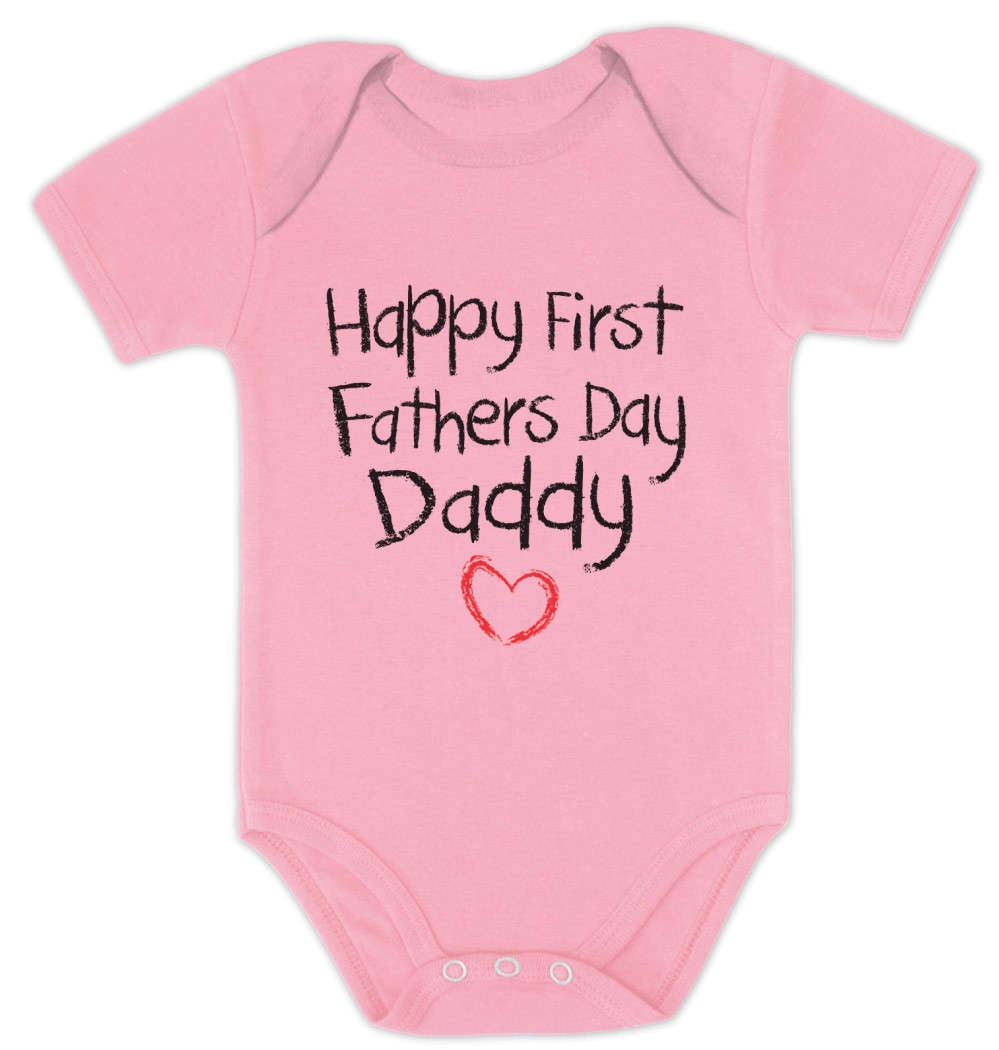 Best ideas about First Father'S Day Gift Ideas From Baby
. Save or Pin Happy First Father s Day Baby esie Baby shower t idea Now.