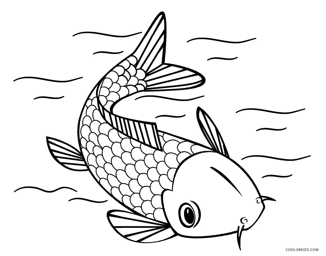 Fish Coloring Book Pages
 Free Printable Fish Coloring Pages For Kids