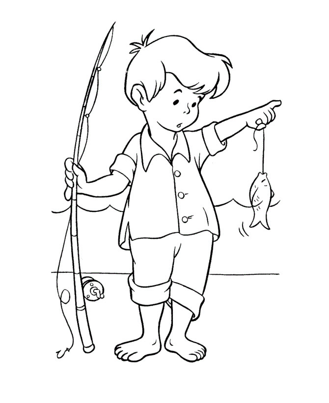Fishing Coloring Pages
 Free Printable Fish Coloring Pages For Kids