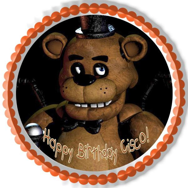 Best ideas about Five Nights At Freddy's Birthday Cake
. Save or Pin Five Nights at Freddy s 5 Edible Birthday Cake OR Cupcake Now.