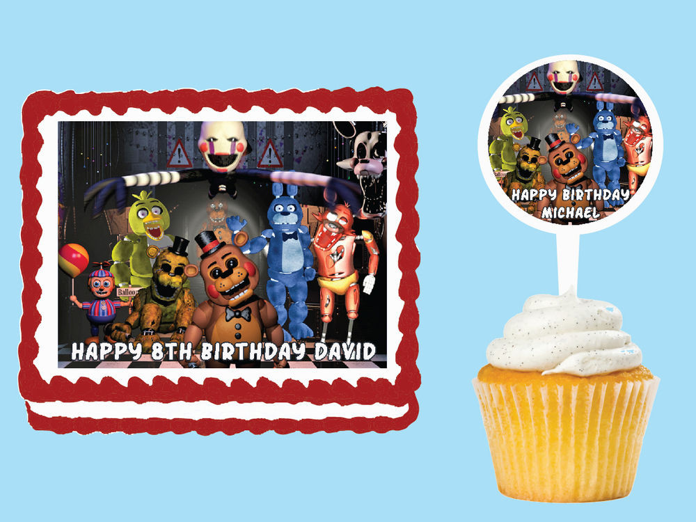 Best ideas about Five Nights At Freddy's Birthday Cake
. Save or Pin Five Nights at Freddy s Edible Birthday Cake Cupcake Now.