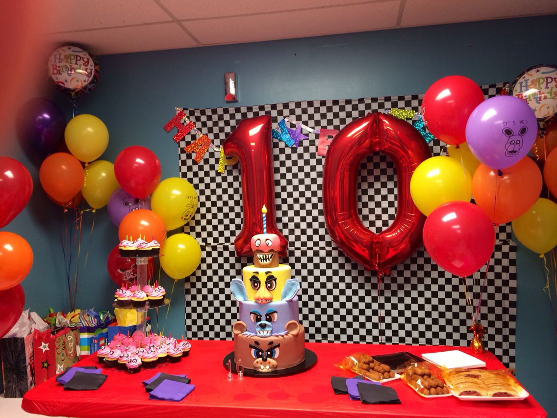 Five Nights At Freddy's Birthday Party
 Five Nights at Freddy s FNAF Birthday Decor