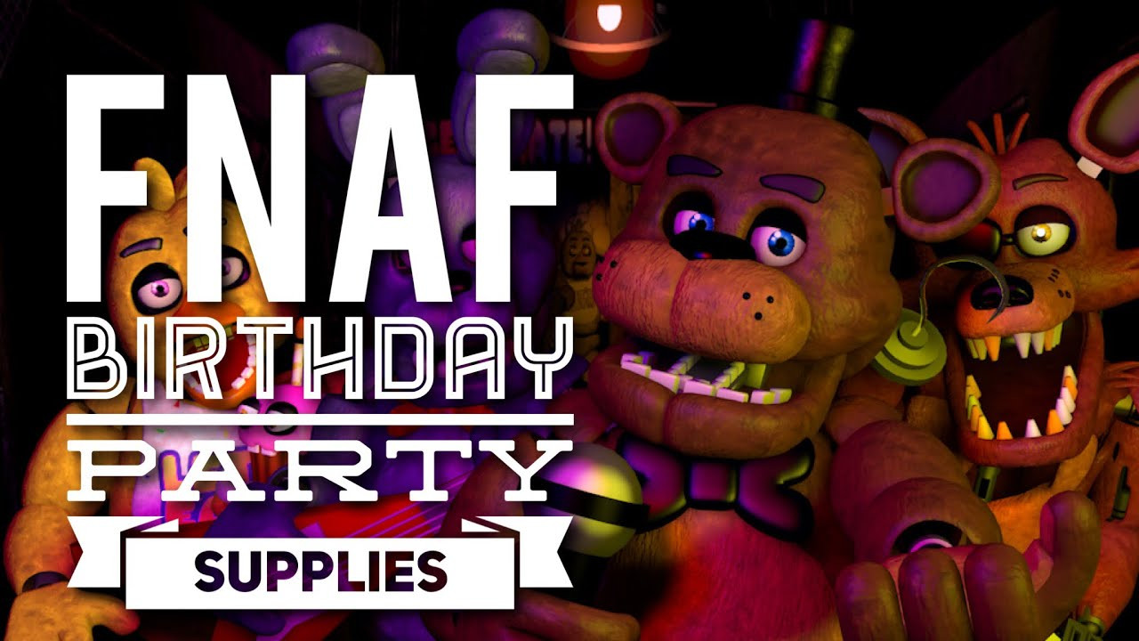 Five Nights At Freddy's Birthday Party
 Five Nights at Freddy s HAPPY BIRTHDAY Party Supplies FNAF