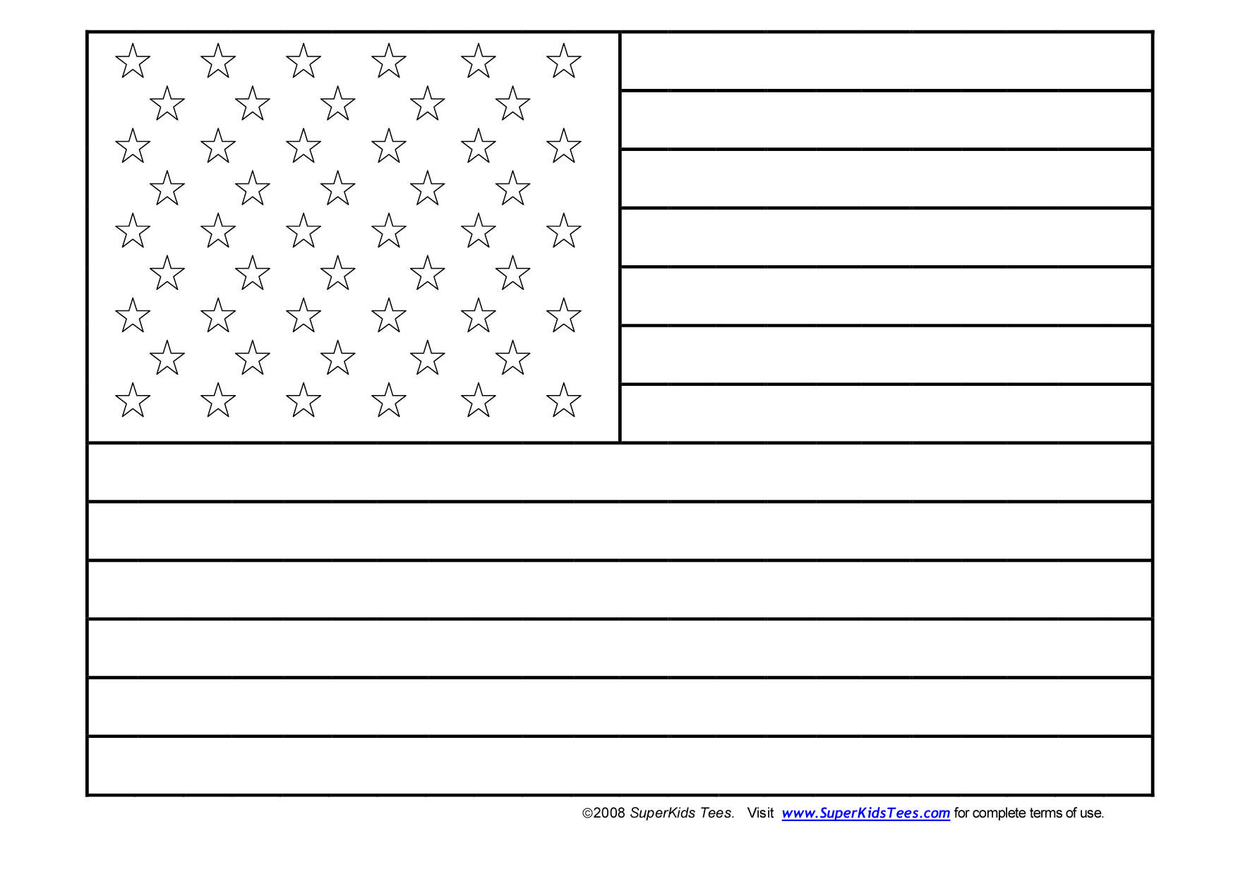 Flag Coloring Pages
 Amarcans Flags Free Coloring Pages