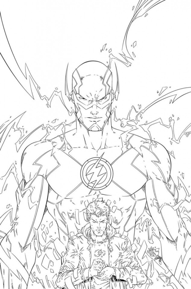 Flash Coloring Book
 20 Free Printable The Flash Coloring Pages