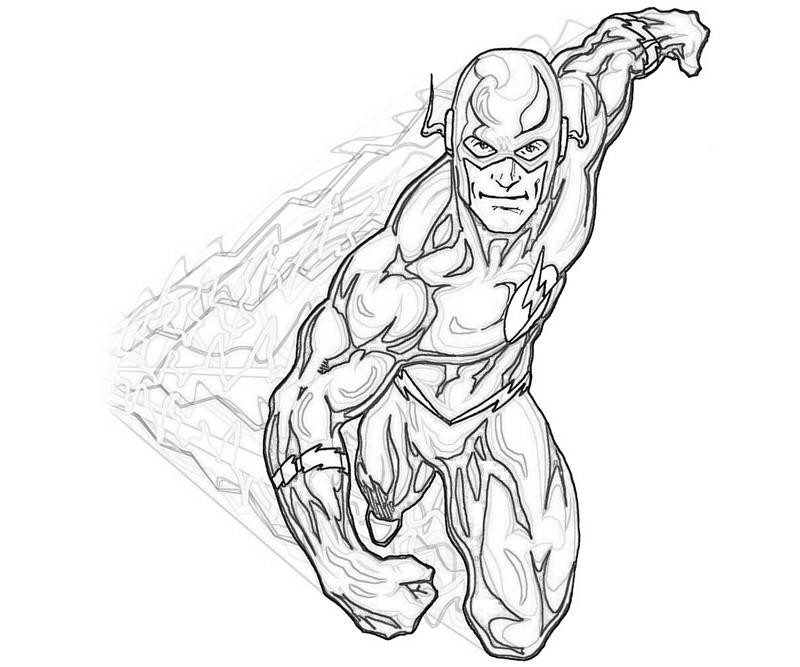 Flash Coloring Book
 The Flash Superhero Coloring Pages Coloring Home
