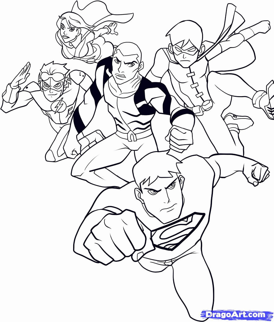 Flash Coloring Pages For Kids
 Kid Flash Coloring Pages Coloring Home