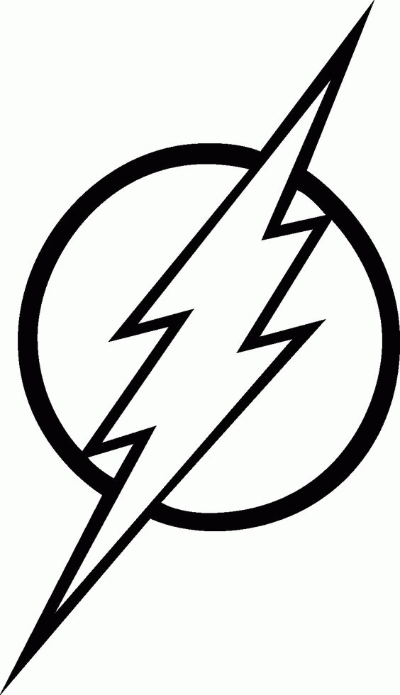 Flash Symbol Coloring Pages
 Flash Symbol Coloring Page Coloring Home