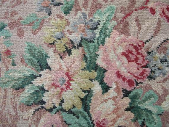 Best ideas about Floral Rugs Shabby Chic
. Save or Pin Three Vintage ROSE FLORAL RUGS Shabby Chic By by yardofgoods Now.