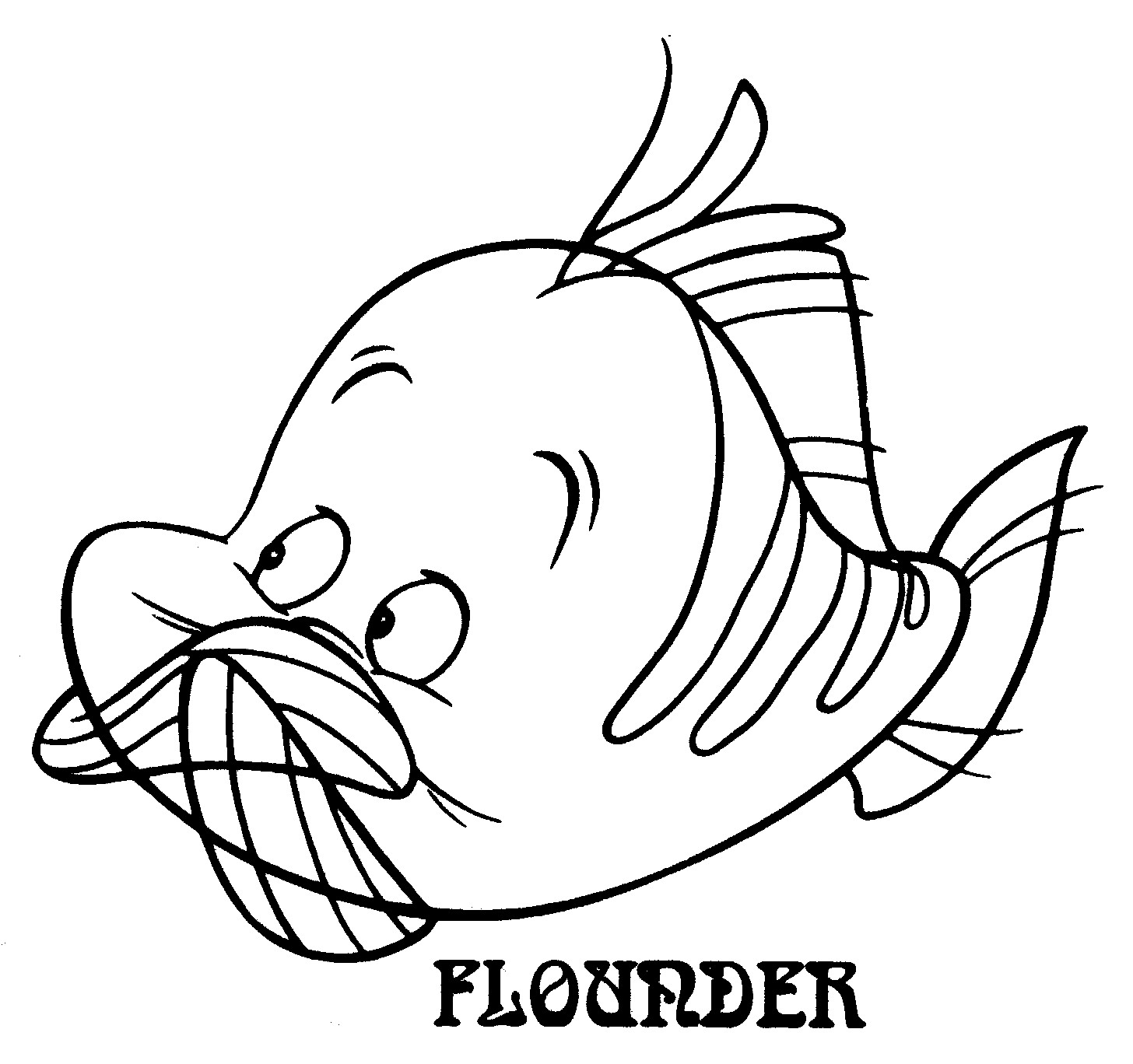 Flounder Coloring Pages
 Flounder Coloring Page Coloring Home