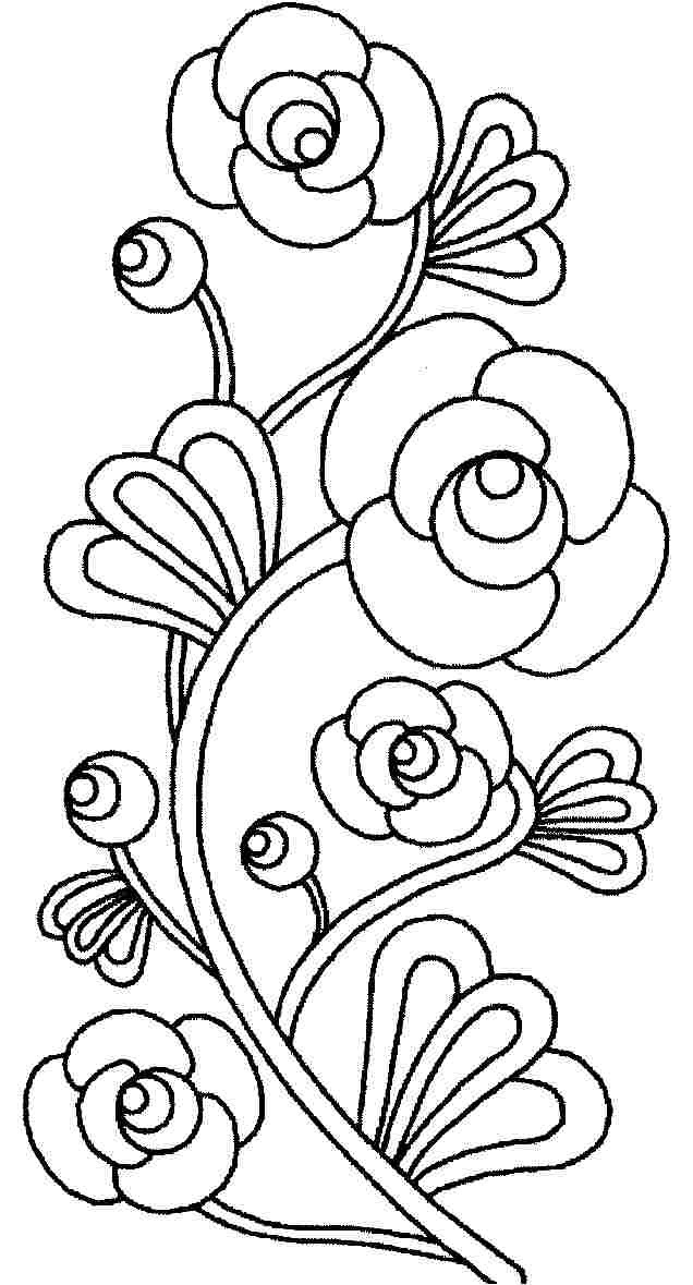 Flower Coloring Sheets For Boys
 Rose Flowers Coloring Sheets Printable For Boys & Girls