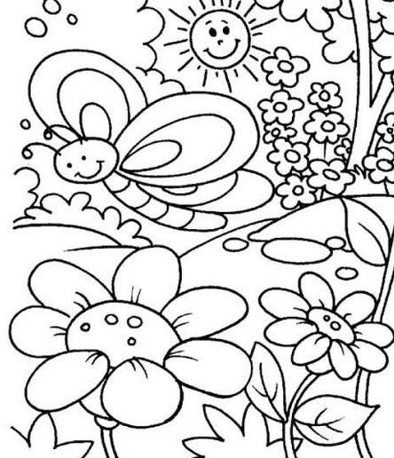 Flower Coloring Sheets For Boys
 Flower Coloring Pages