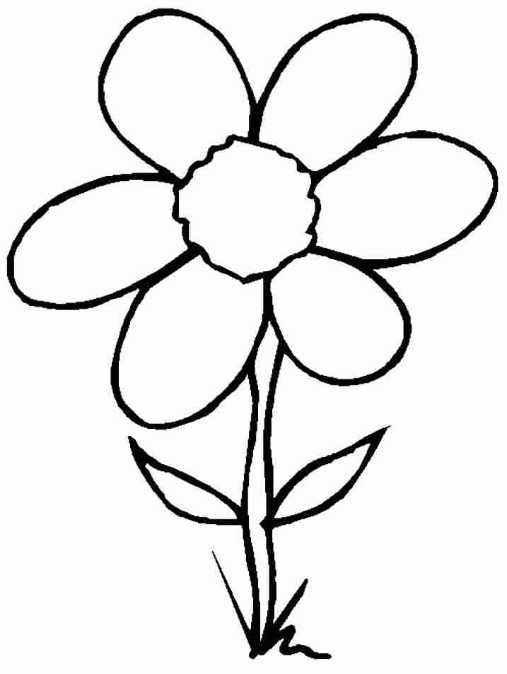 Flower Coloring Sheets For Boys
 Printable Free Flowers Coloring Sheets For Kids & Boys
