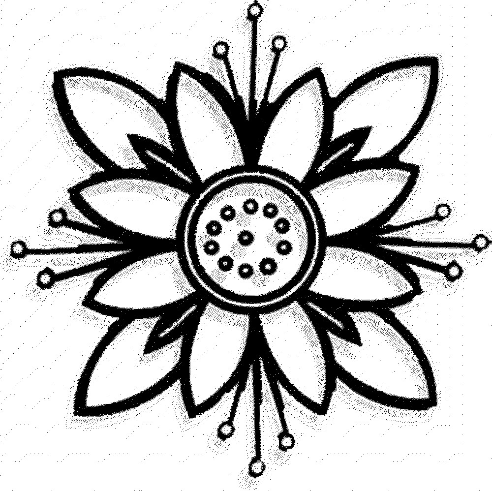 Flowers Coloring Sheet
 Flower Coloring Pages coloringsuite