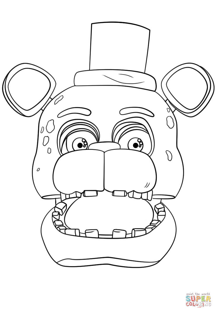 Fnaf Coloring Pages Printable
 Balloon Boy Five Nights At Freddys Free Colouring Pages