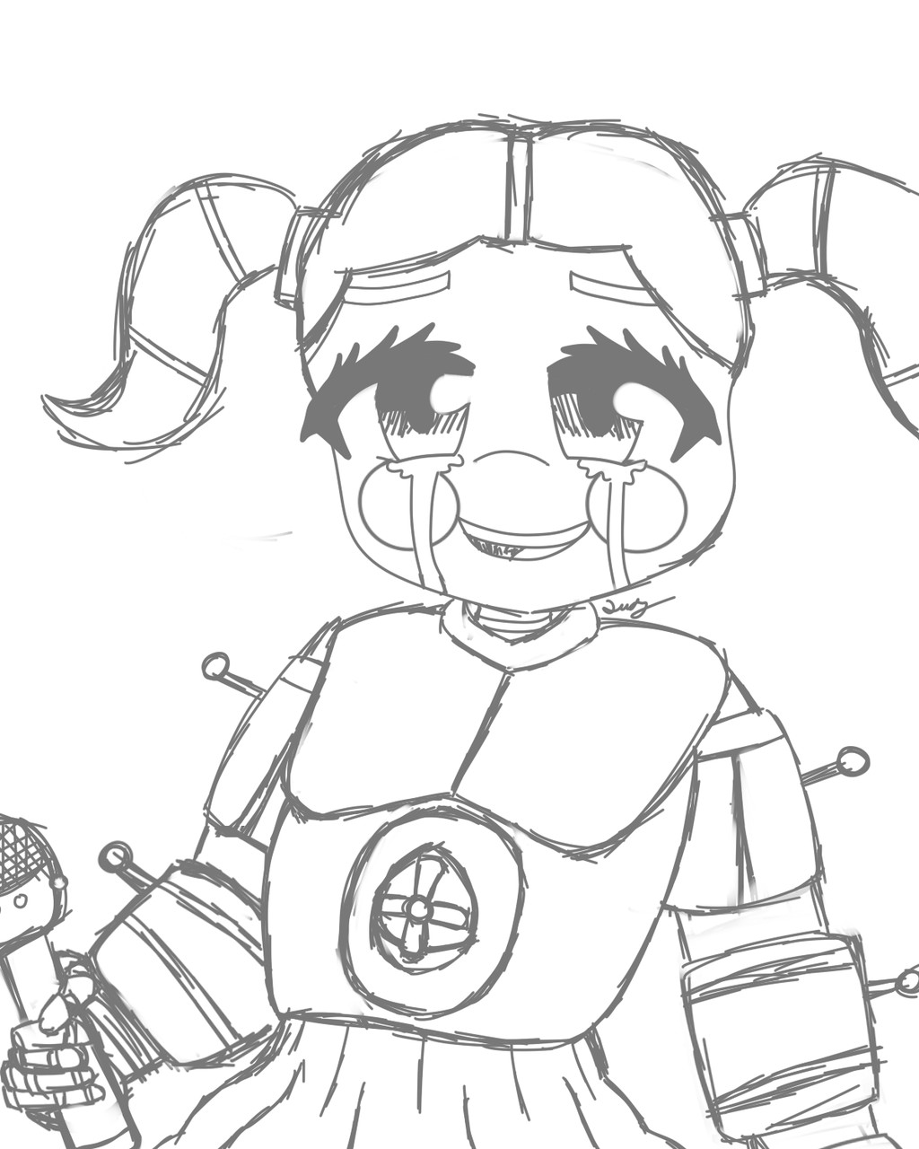 Fnaf Sister Location Coloring Pages
 Fnaf Sister Location Free Colouring Pages