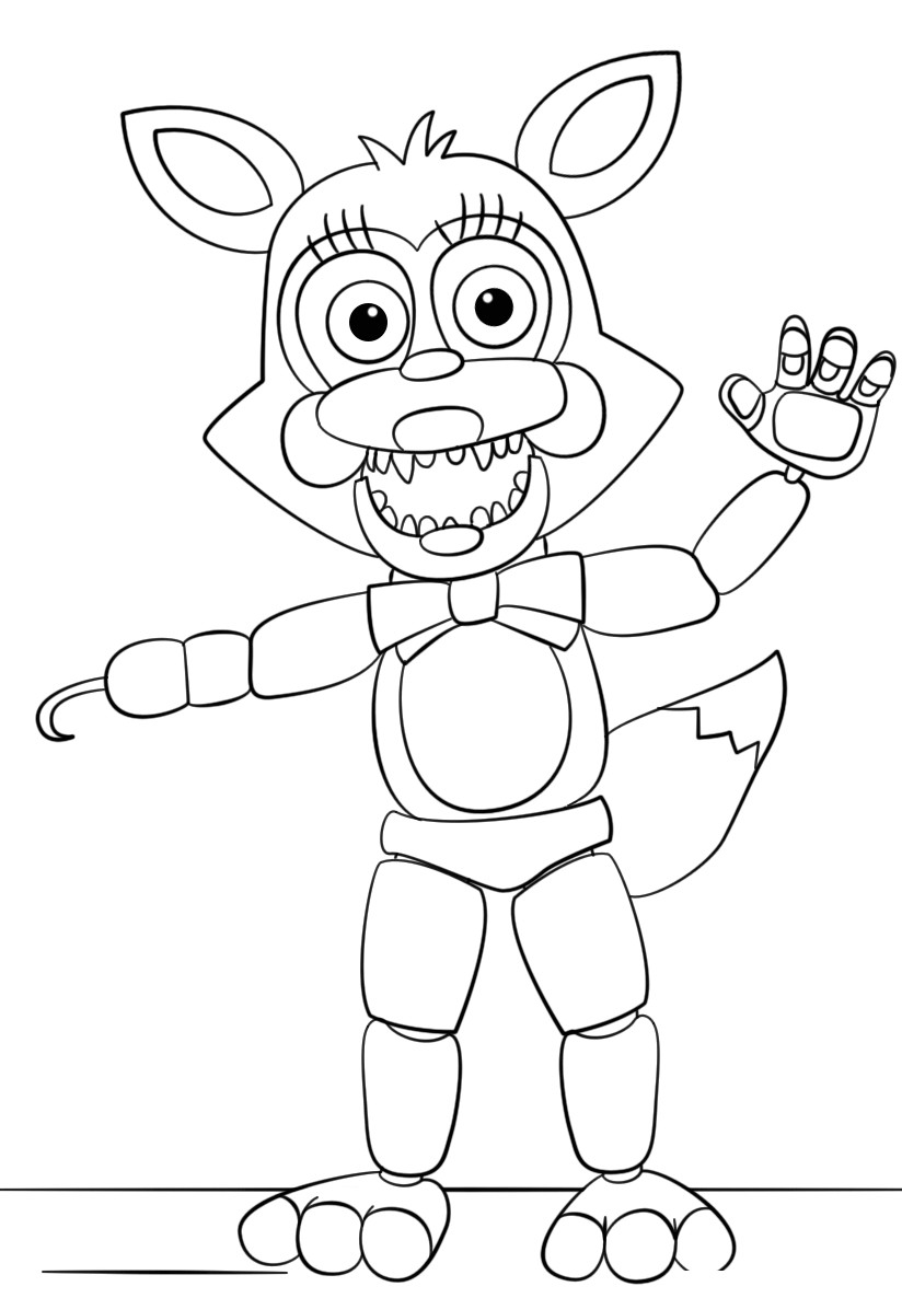 Fnaf Sister Location Coloring Pages
 Fnaf Sister Location Coloring Pages