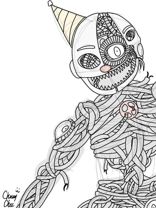 Fnaf Sister Location Coloring Pages
 Fnaf Sister Location Free Coloring Pages