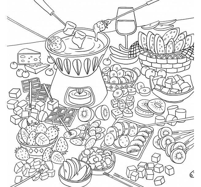Food Coloring Pages For Adults
 Pinterest Coloring Pages For Adults Pinterest Foods The