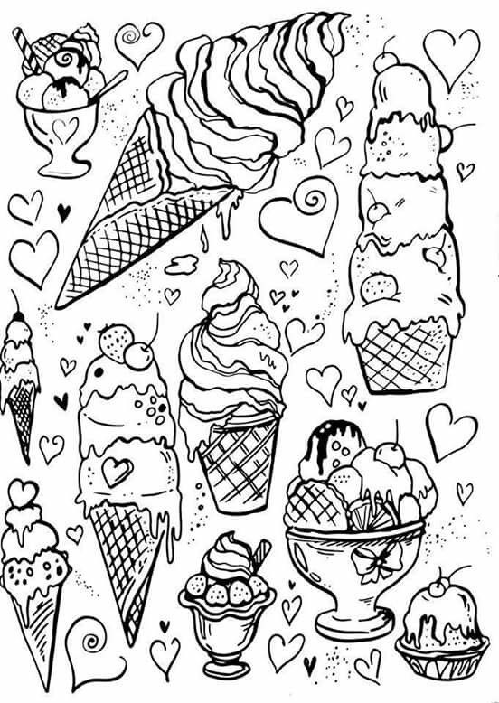 Food Coloring Pages For Adults
 Pin by Danielle Pribbenow on Coloring is THE BEST therapy