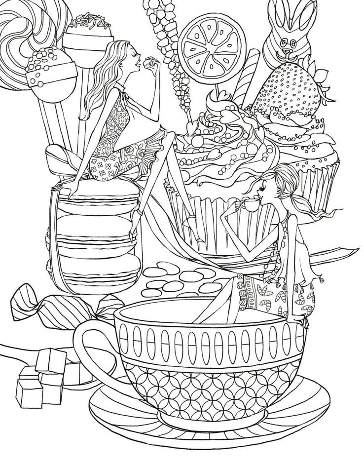 Food Coloring Pages For Adults
 76 best coloring book images on Pinterest