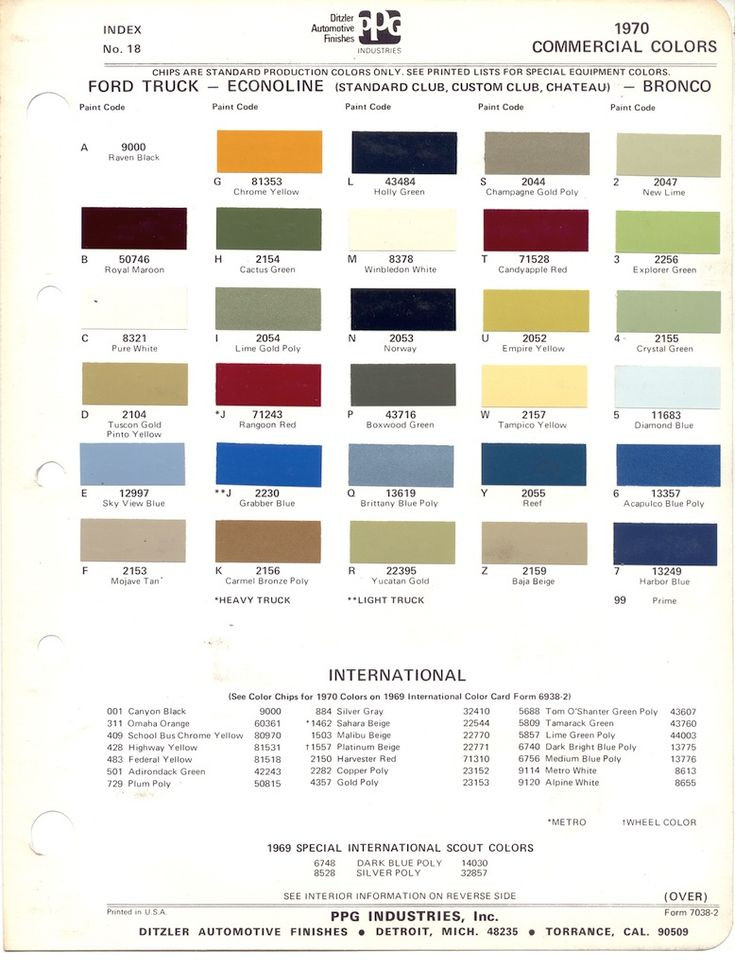 Best ideas about Ford Paint Colors
. Save or Pin 1970 s Ford paint charts I m thinking candy apple red Now.