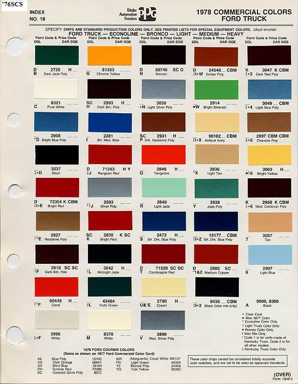 Best ideas about Ford Paint Colors
. Save or Pin interior paint codes for 1978 Ford Truck Enthusiasts Forums Now.