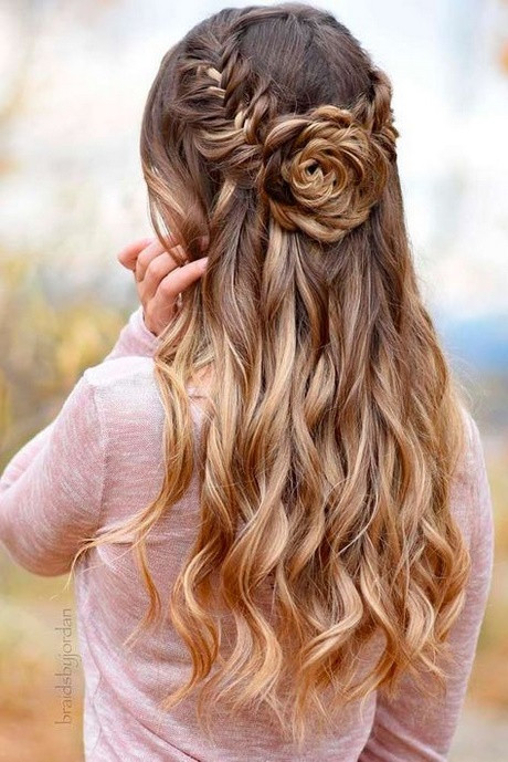 Formal Long Hairstyles
 Prom hairstyles for long hair 2018