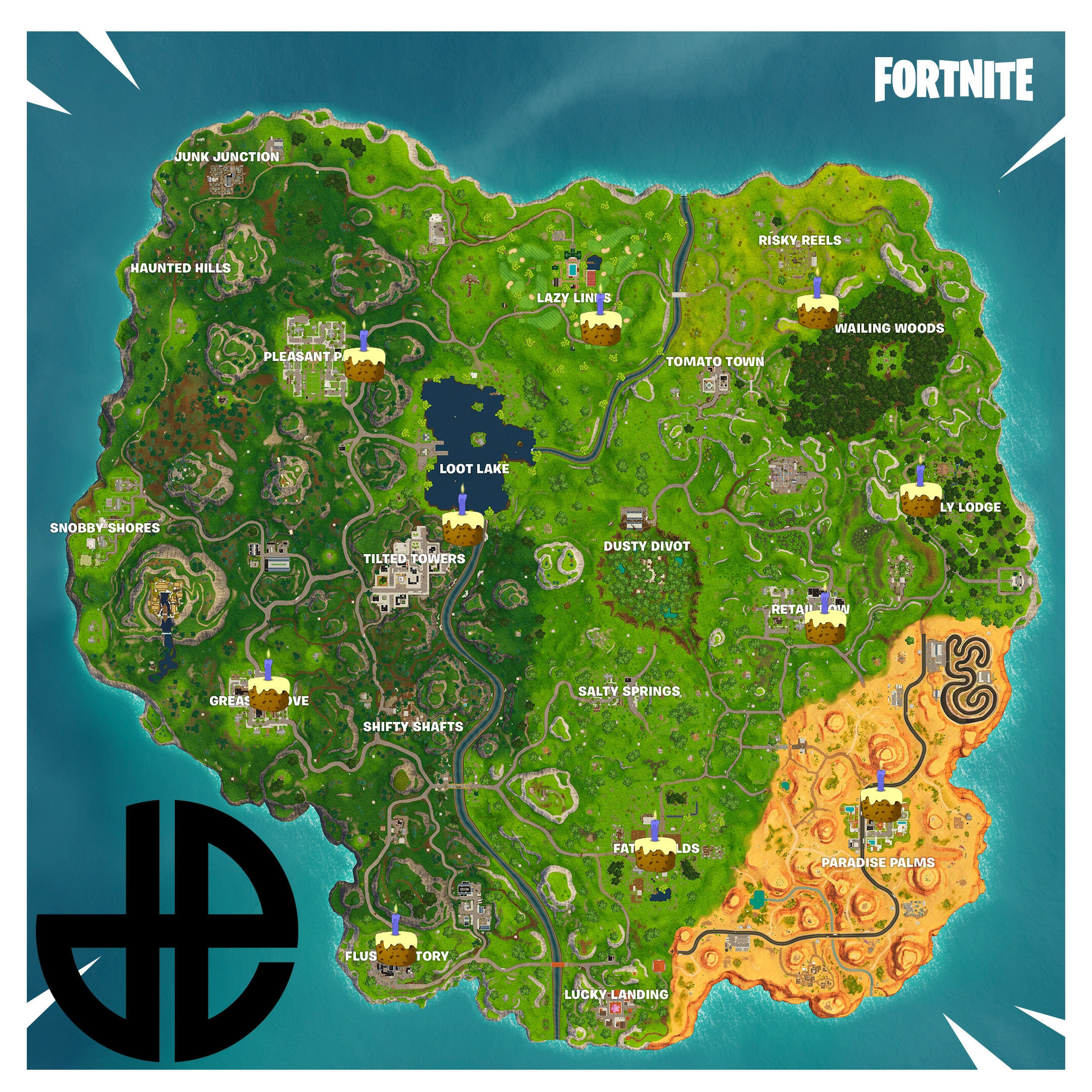 Best ideas about Fortnite Birthday Cake Map
. Save or Pin All Known Birthday Cake Locations for the Fortnite Battle Now.