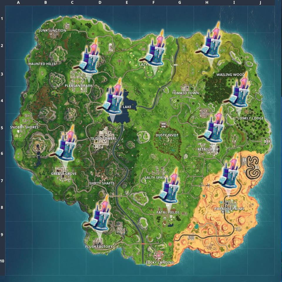 Best ideas about Fortnite Birthday Cake Map
. Save or Pin Fortnite Birthday Cake Locations – Wired4Games Now.