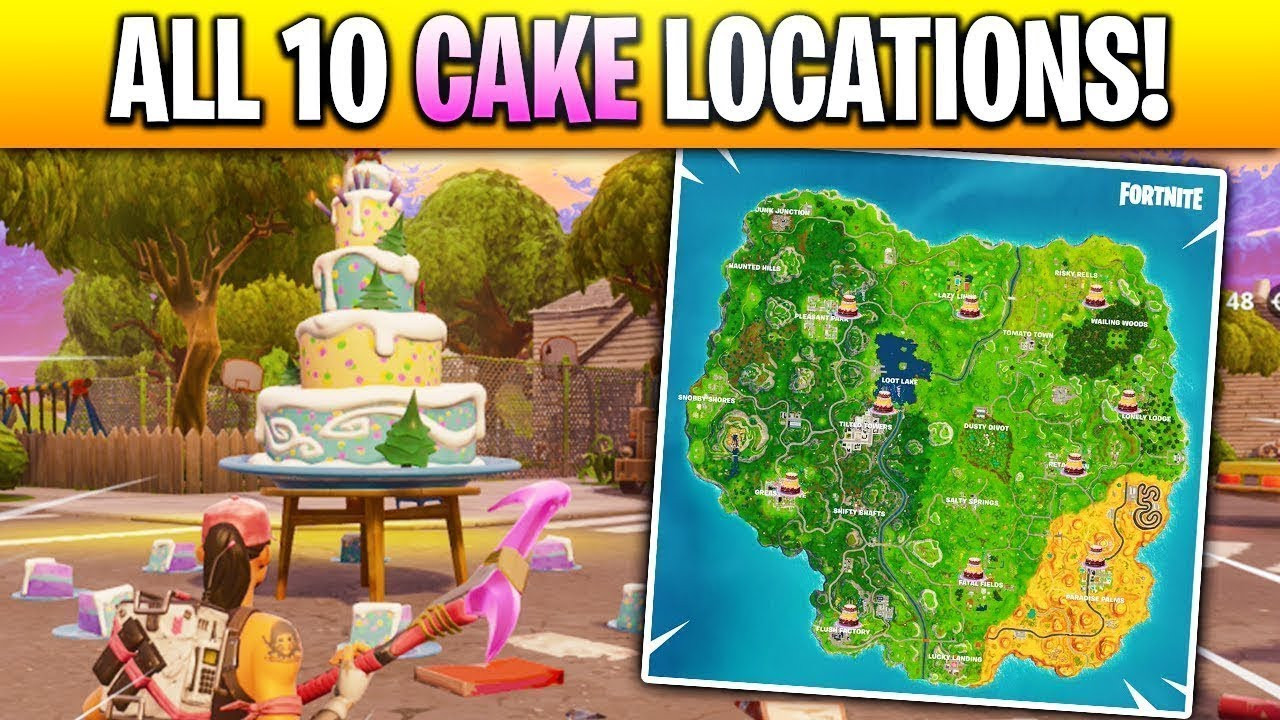 Best ideas about Fortnite Birthday Cake Map
. Save or Pin All the Birthday Cake Locations[Shown in MAP] Dance in Now.