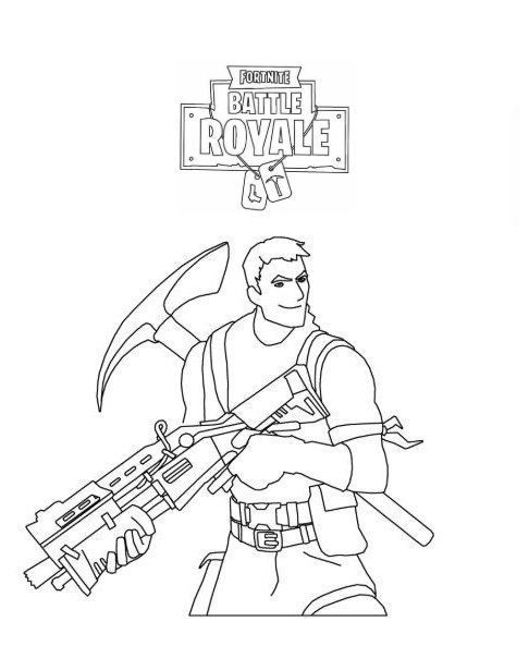 Fortnite Coloring Pages Raven
 Raven Skin Fortnite Coloring Pages