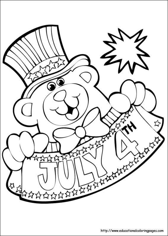 Fourth Of July Coloring Pages
 4th of July Coloring Pages Educational Fun Kids Coloring