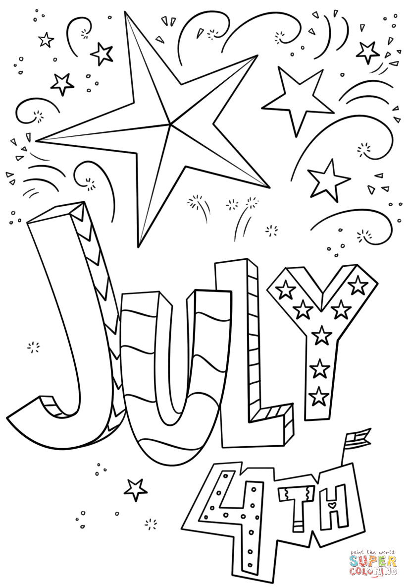 Fourth Of July Coloring Pages
 4Th July Coloring Pages Free To Print 7062