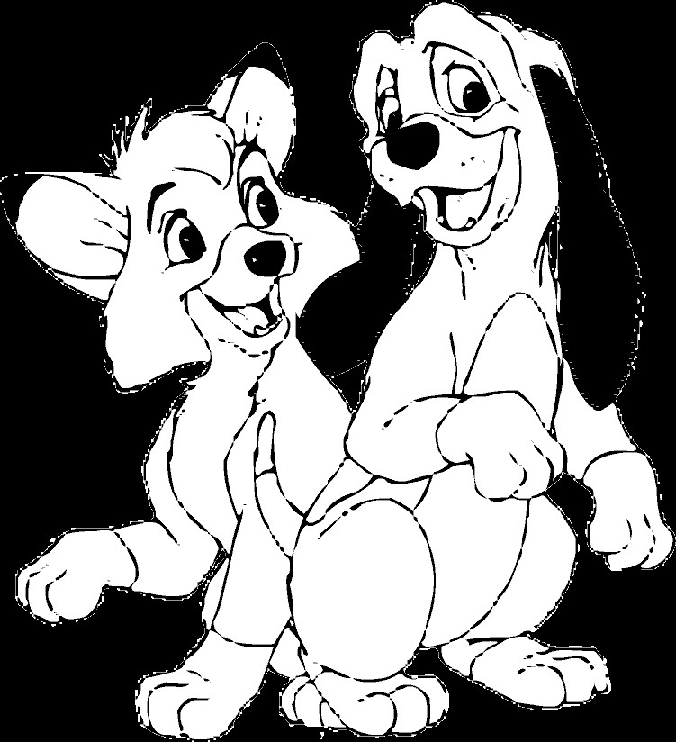 Fox And The Hound Coloring Pages
 Basset Hound Coloring Pages AZ Coloring Pages
