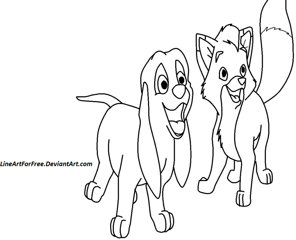 Fox And The Hound Coloring Pages
 The Fox And Hound Coloring Pages Coloring Pages