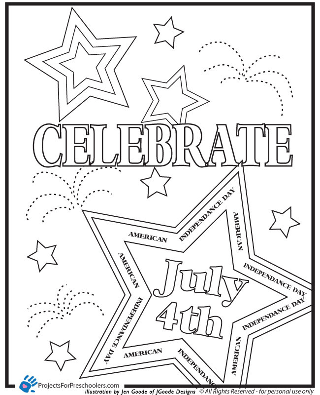 Free 4Th Of July Coloring Pages
 4th July Color Pages AZ Coloring Pages