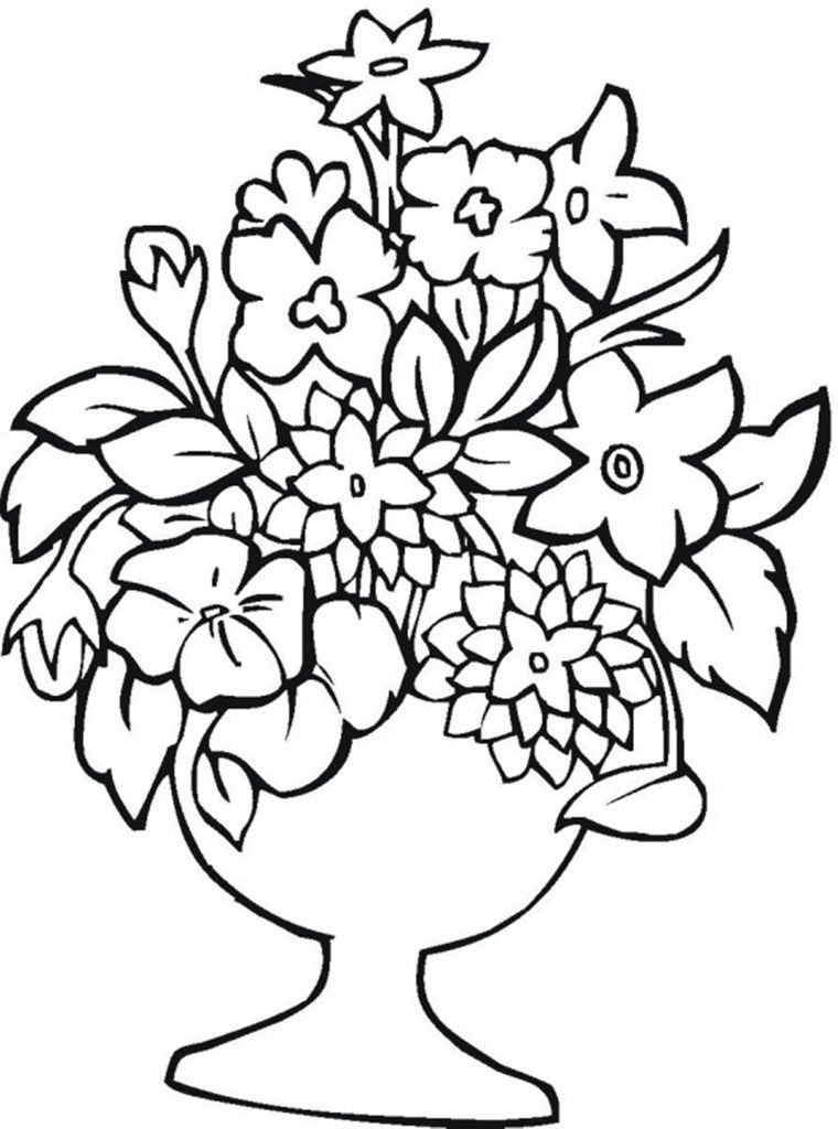 Free All Kinds Of Flower Printable Coloring Sheets
 Free Printable Flower Coloring Pages For Kids Best