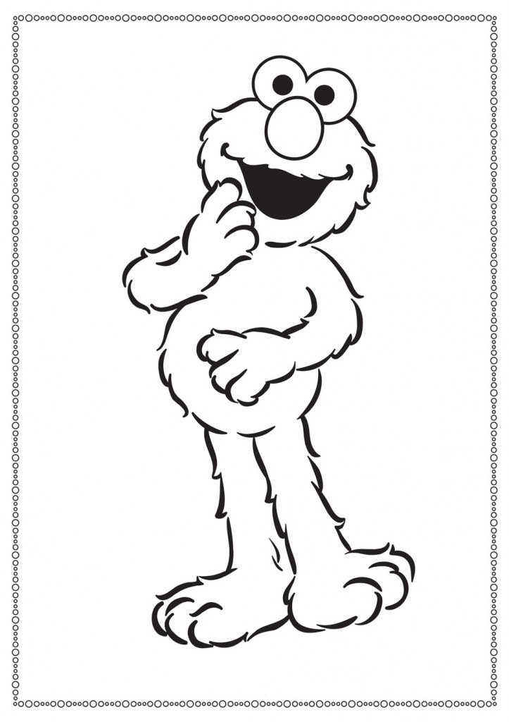 Free Coloring Book Pages For Kids
 Free Printable Elmo Coloring Pages For Kids