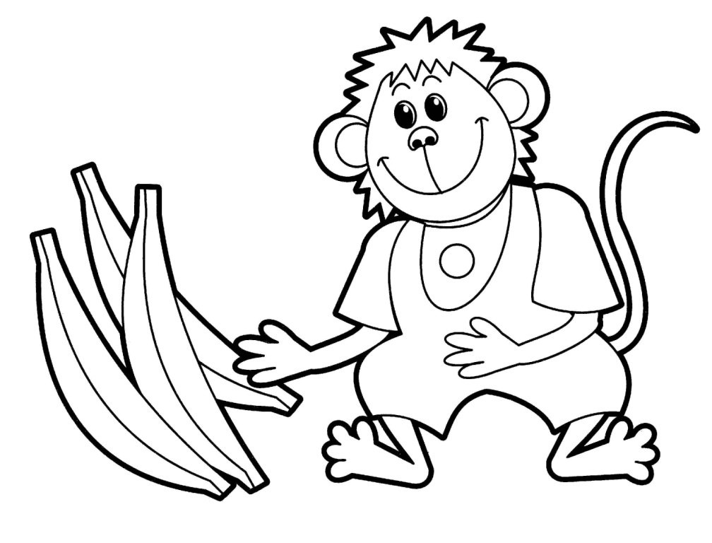 Free Coloring Book Pages Of Animals
 Free Coloring Pages of Animals Collections Bear Monkey