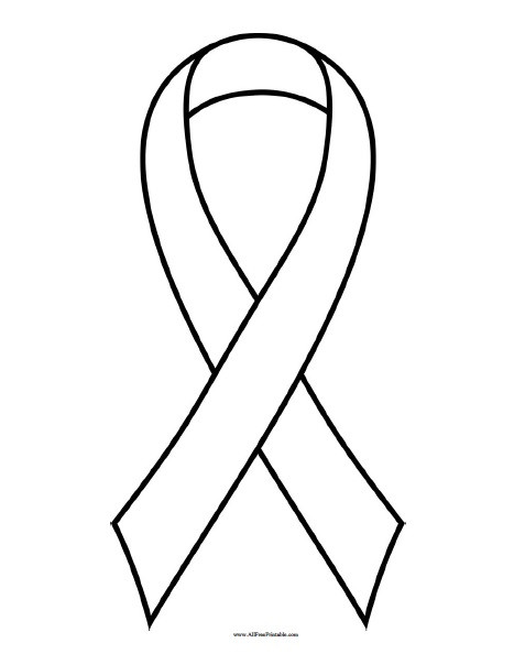 Free Coloring Pages Breast Cancer Awareness
 Cancer Awareness Ribbon Coloring Page Free Printable