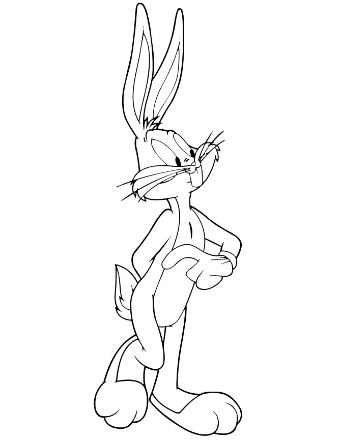 Free Coloring Pages Bugs Bunny
 Bugs Bunny Coloring Page Coloring Home