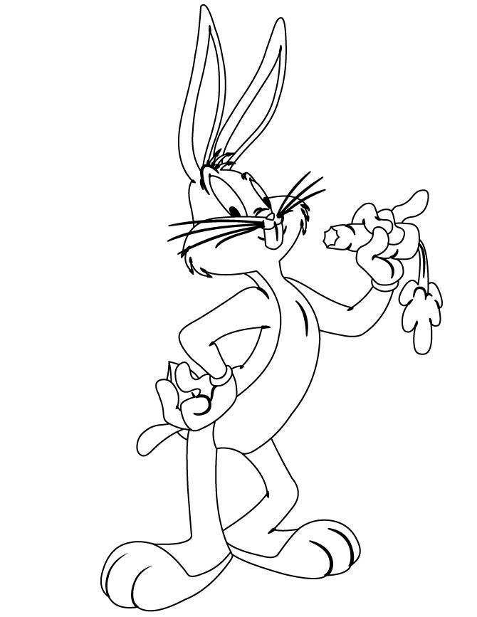 Free Coloring Pages Bugs Bunny
 Bugs Bunny Coloring Page Coloring Home
