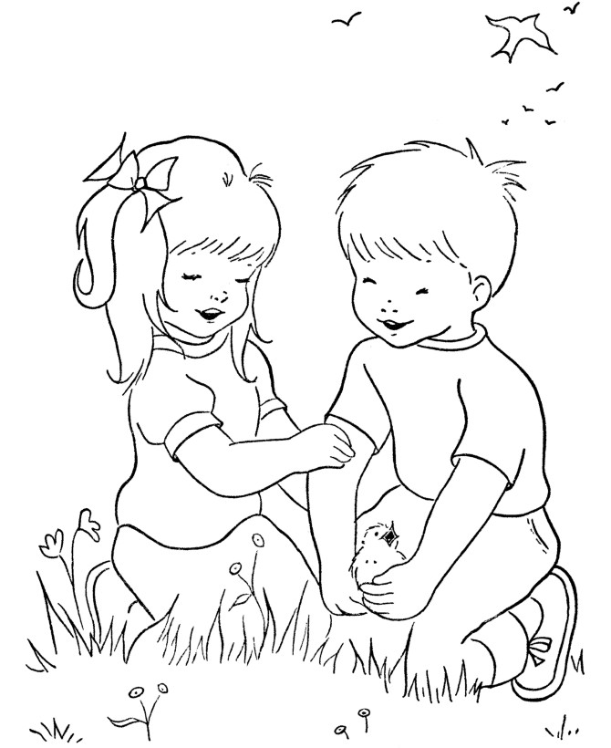 Free Coloring Pages Children Playing
 Colouring Books For Kids AZ Coloring Pages