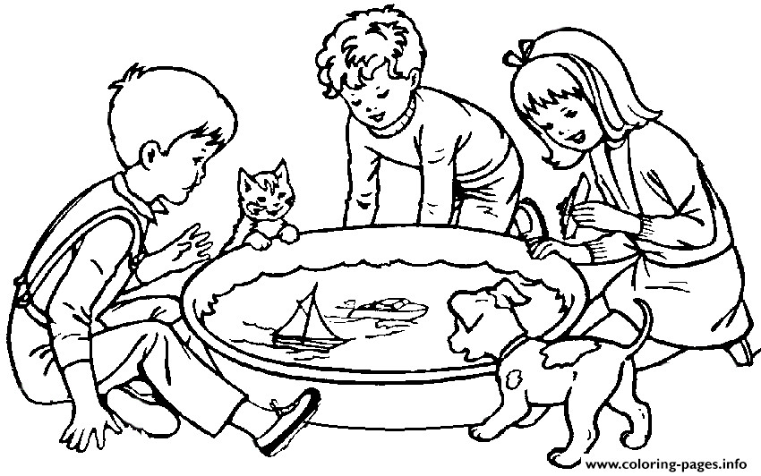 Free Coloring Pages Children Playing
 Coloring Pages Children Playing Coloring Home