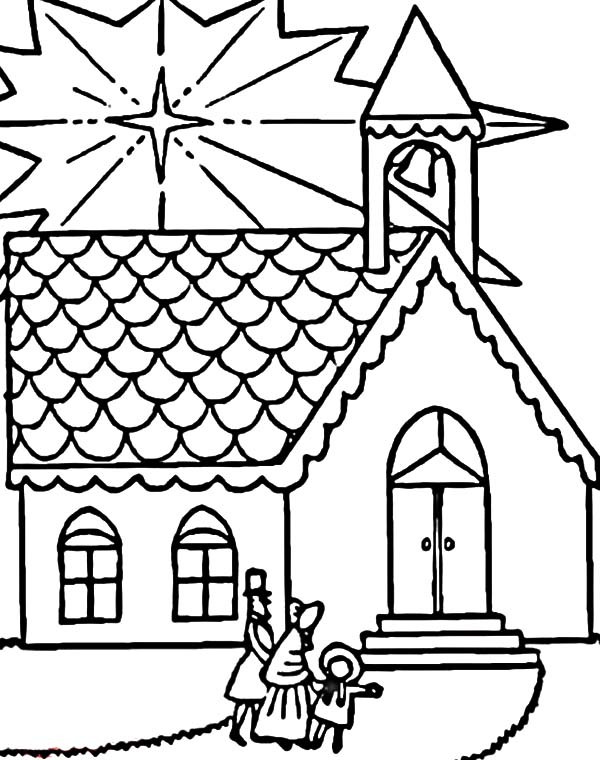 Free Coloring Pages Church
 Church Free Colouring Pages