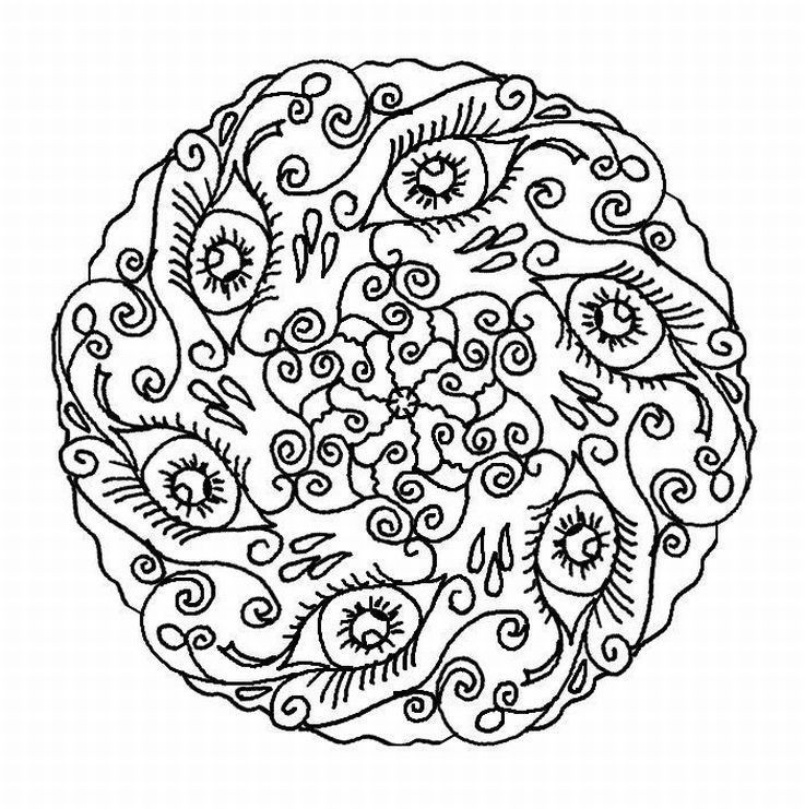 Free Coloring Pages For Adults Mandala
 Free Mandala Coloring Pages For Adults Coloring Home